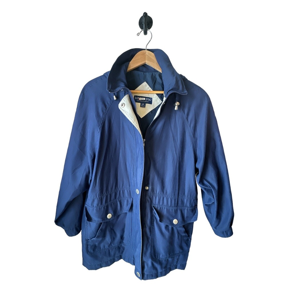 London Fog Limited Edition Mens Windbreaker Jacket Size Small Reg Zip With Snap